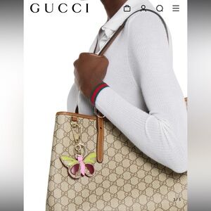 Gucci butterfly charm
